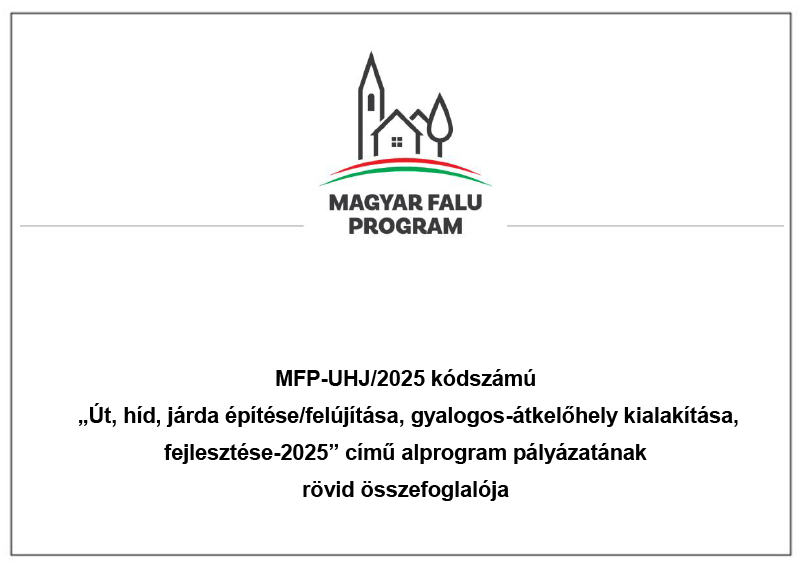 2026 Magyar Falu Program