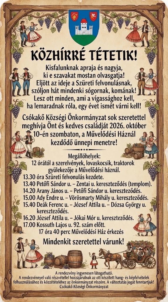 szüreti mulatság